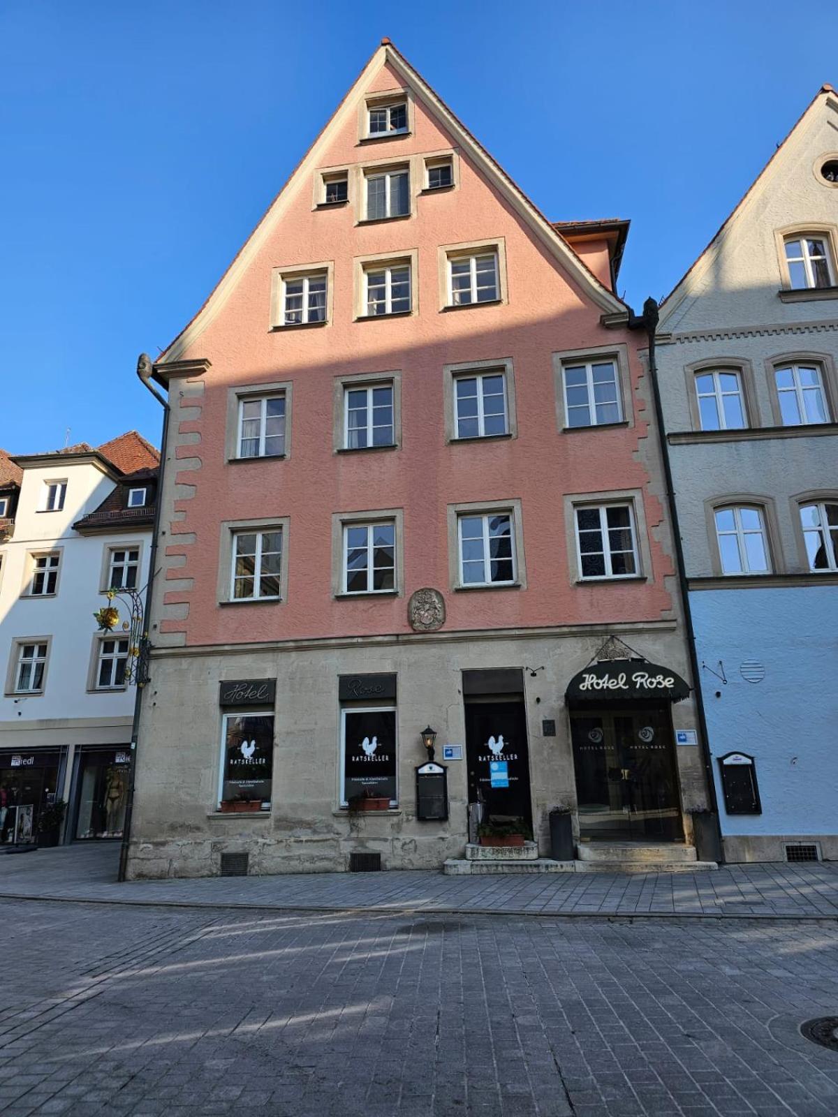 Hotel Goldene Rose Weißenburg in Bayern Exterior foto